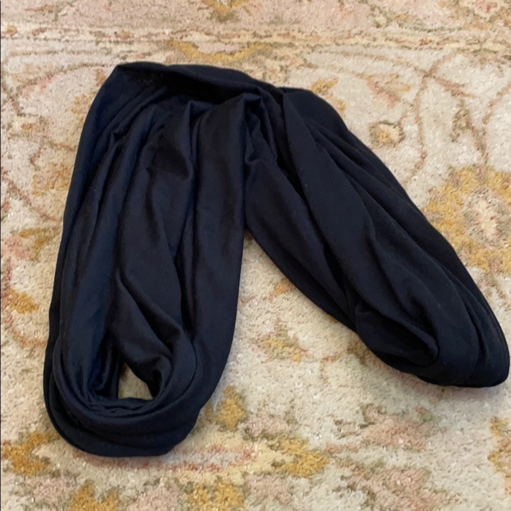Classic Women's Papillon Black Tube Scarf
